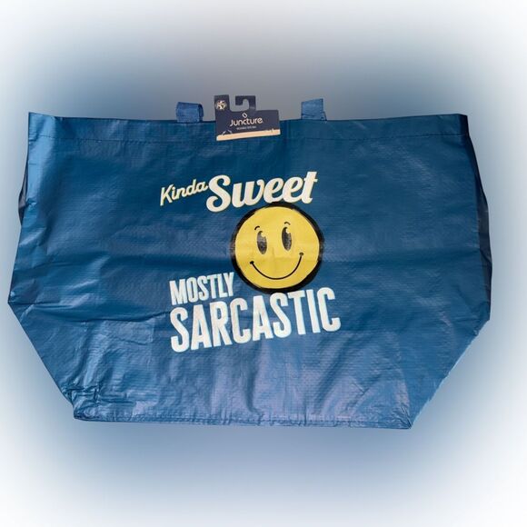 Nwt juncture reusable tote, kind of sweet, mostly sarcastic - Picture 1 of 1